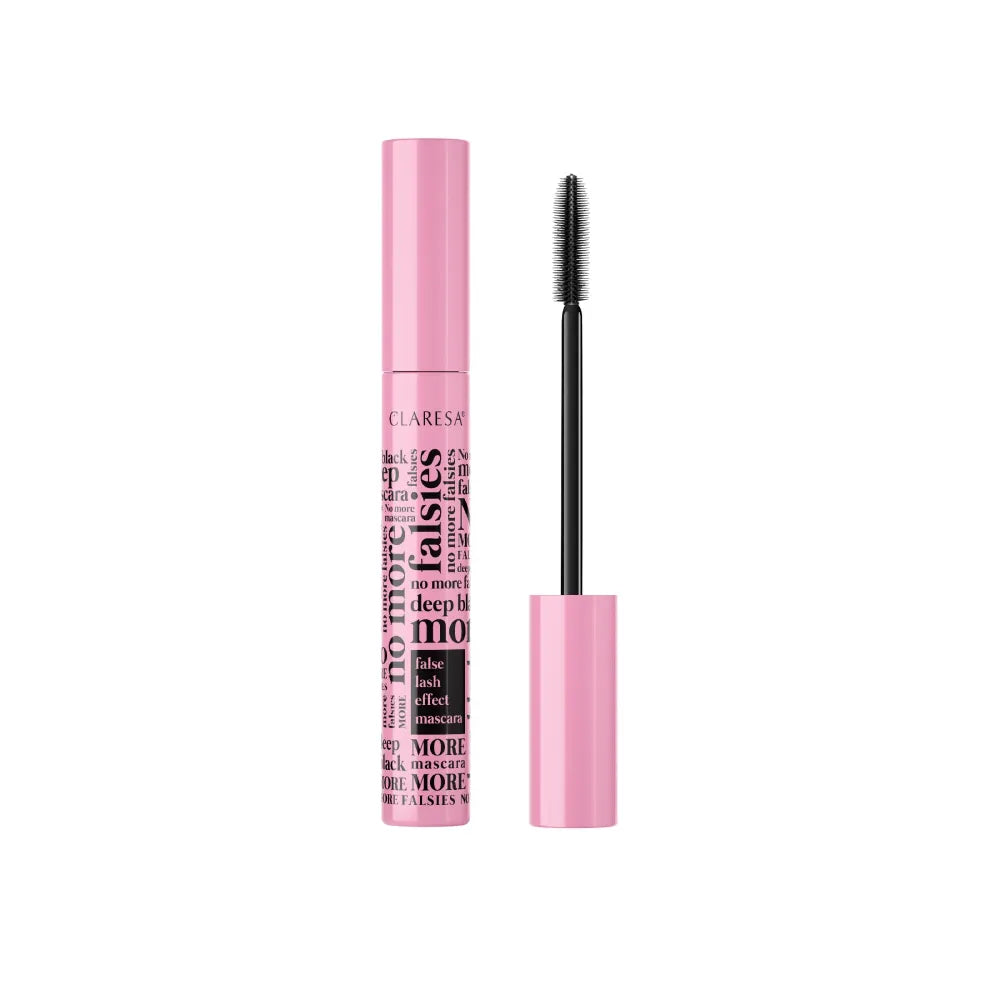 CLARESA NO MORE FALSIES storinantis tušas - 01 gili juoda 10g - Kosmetika