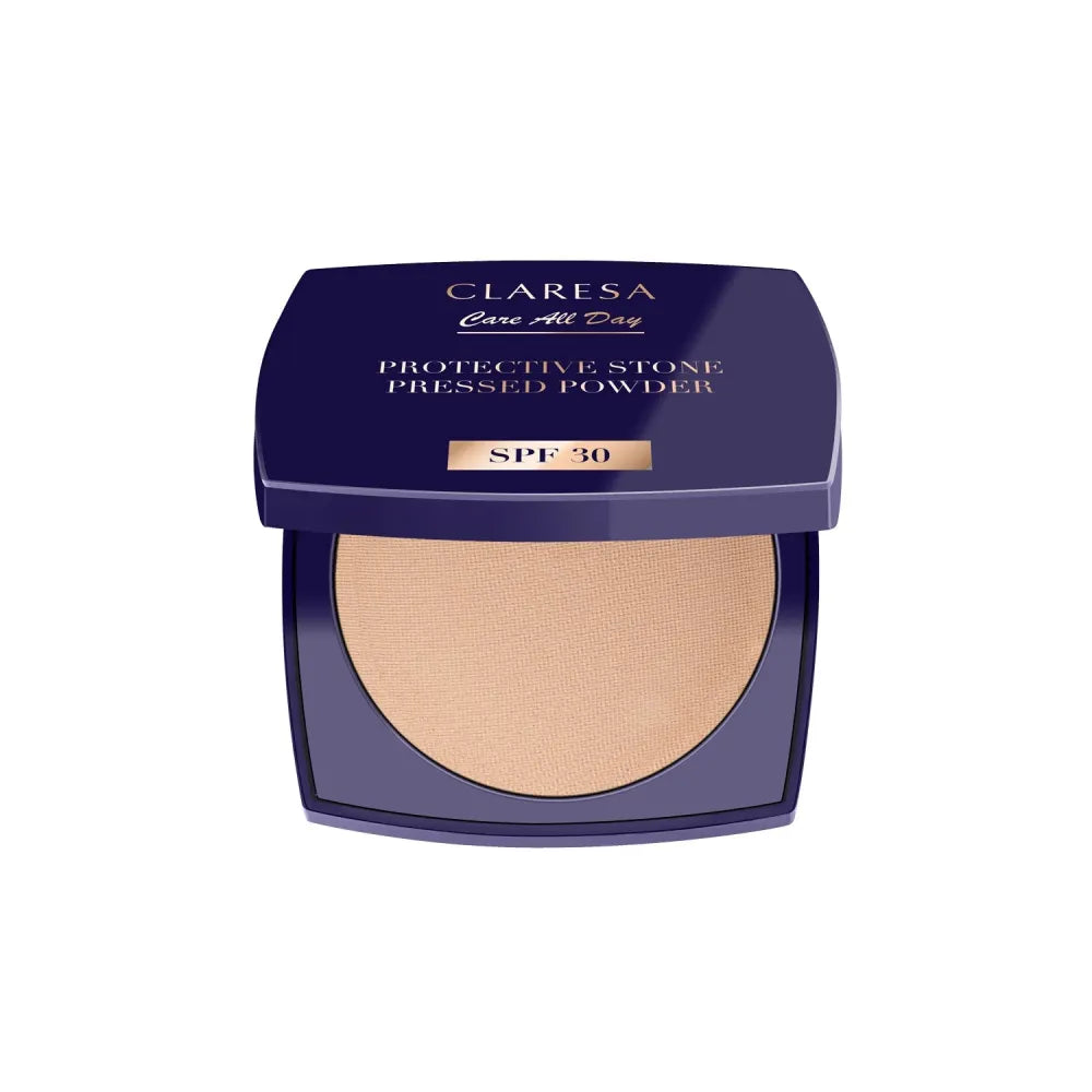 CLARESA Protective Stone Pressed Powder Fixing with SPF 30 Universal 10 g - Kosmetika