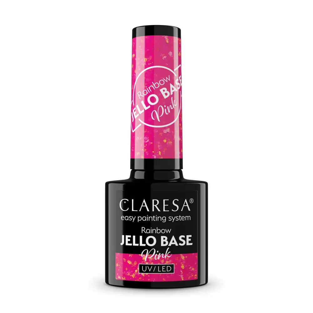 CLARESA Rainbow Jello Base Hybrid - Rožinė 5 g - Kosmetika
