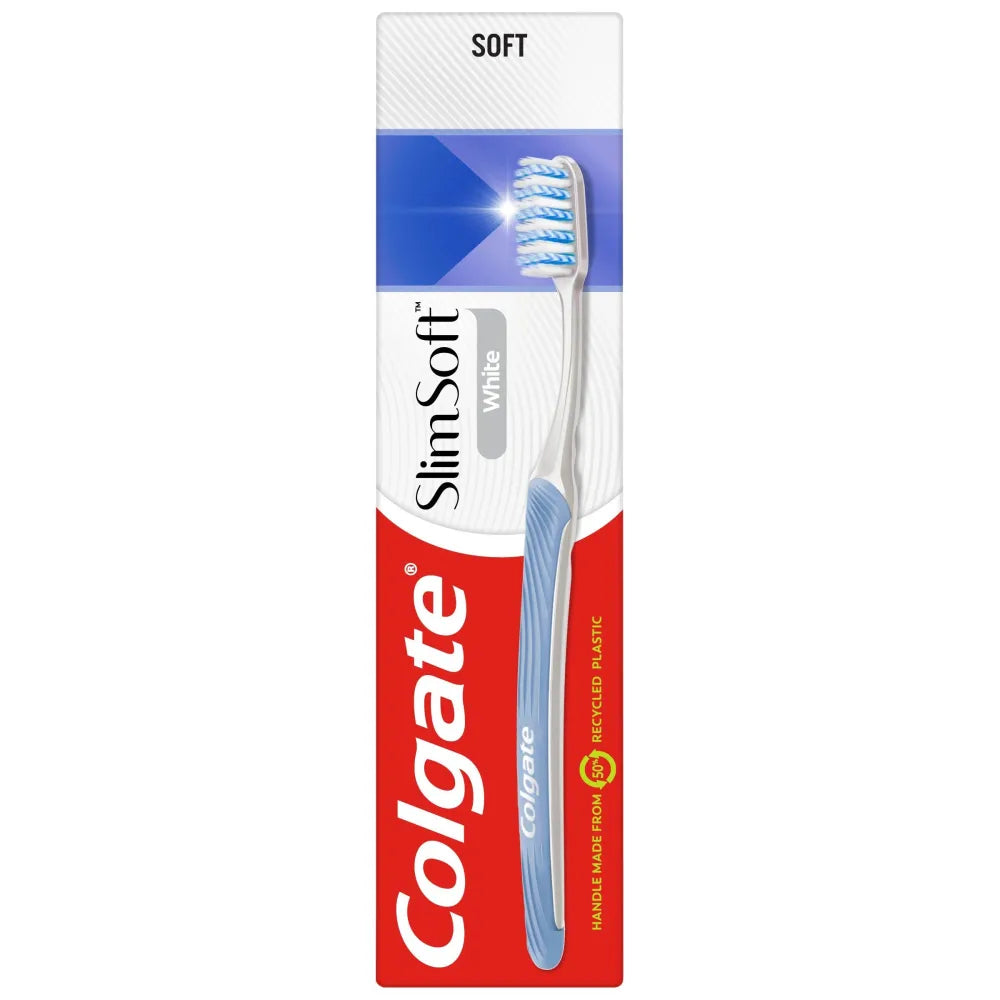 COLGATE Slim Soft White Toothbrush - minkštas - Kosmetika