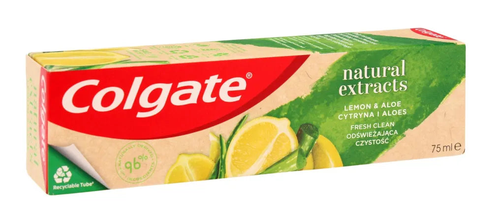 Colgate Toothpaste Natural Extract Ultimate Fresh 75ml Natūralus ekstraktas galutinis gaivumas - Kosmetika
