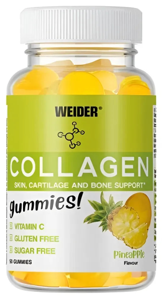 Collagen Pineapple Flavour - 50 gummies - Weider - Sporto papildai