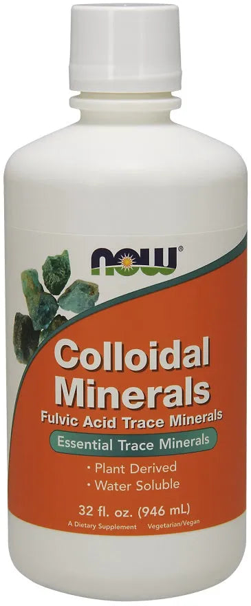 Colloidal Minerals Raspberry - 946 ml - NOW Foods - Papildai