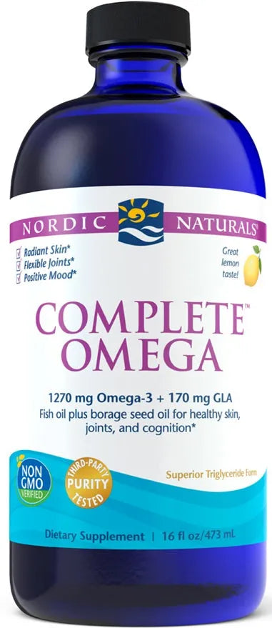 Complete Omega Junior 283mg Lemon - 180 mini softgels - Nordic Naturals - Papildai
