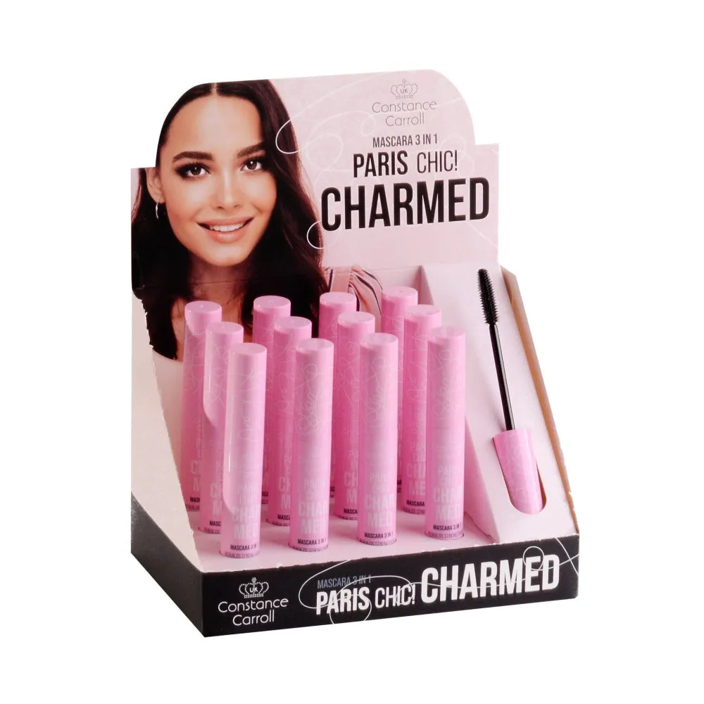CONSTANCE CARROLL Blakstienų tušas Rinkinys 12xCharmed Black (11 + 1) - Kosmetika