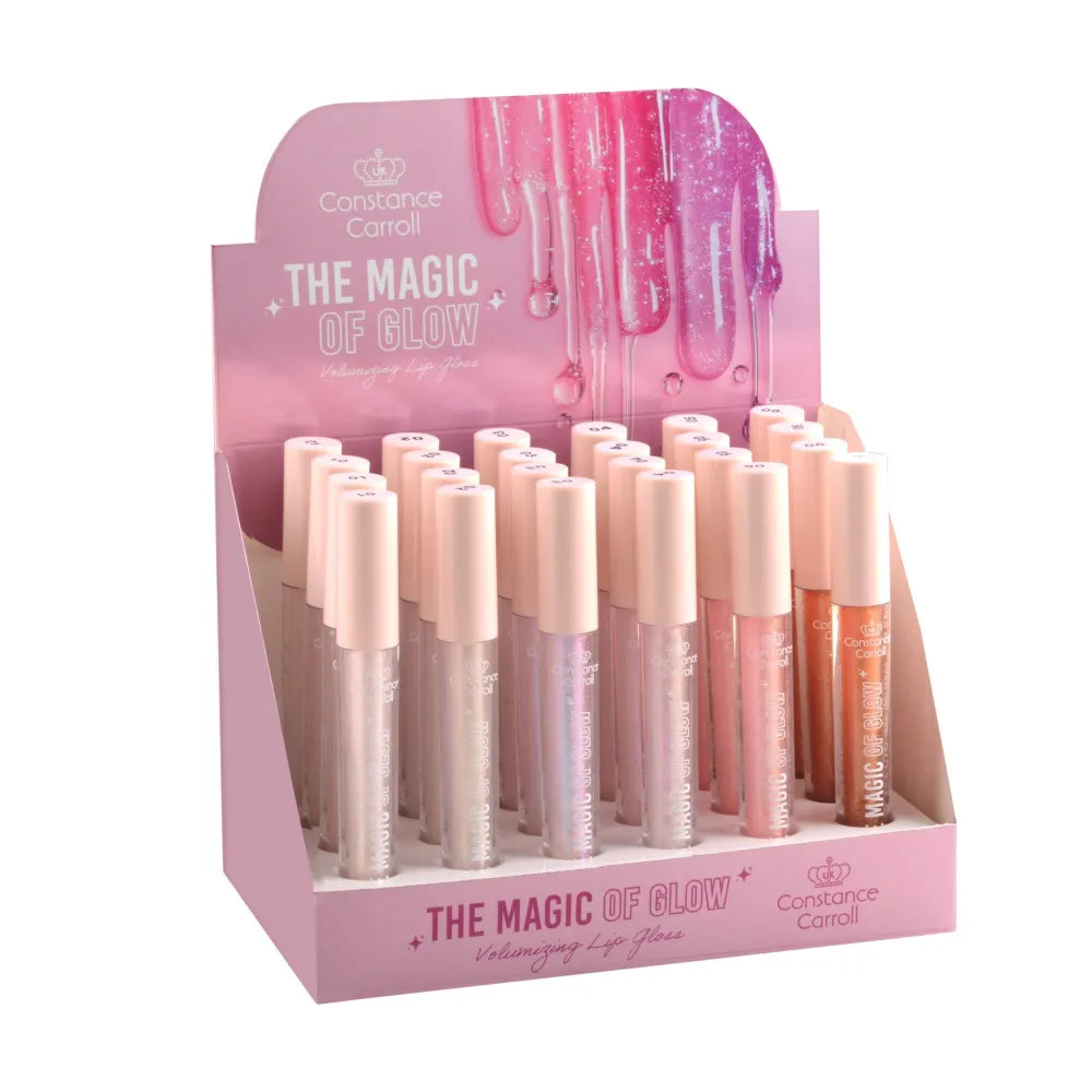 CONSTANCE CARROLL Lip Gloss Set Magic of Glow 6 colors x 3 pcs + testers - Kosmetika