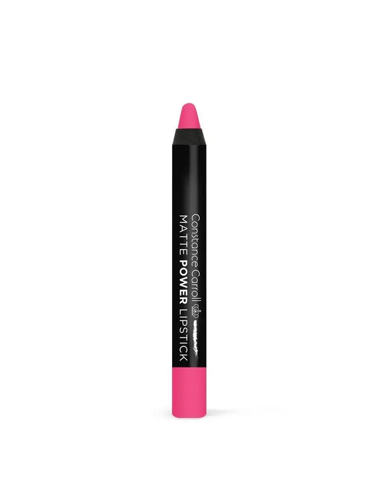 Constance Carroll Matte Power Lipstick Matinė lūpų dažai pieštuku nr. 07 Avietinė rožinė 1 vnt. - Kosmetika