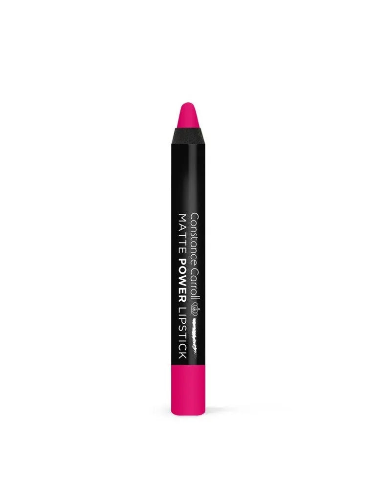 Constance Carroll Matte Power Lipstick Matinis lūpų dažai pieštuku nr. 12 Magenta 1 vnt. - Kosmetika