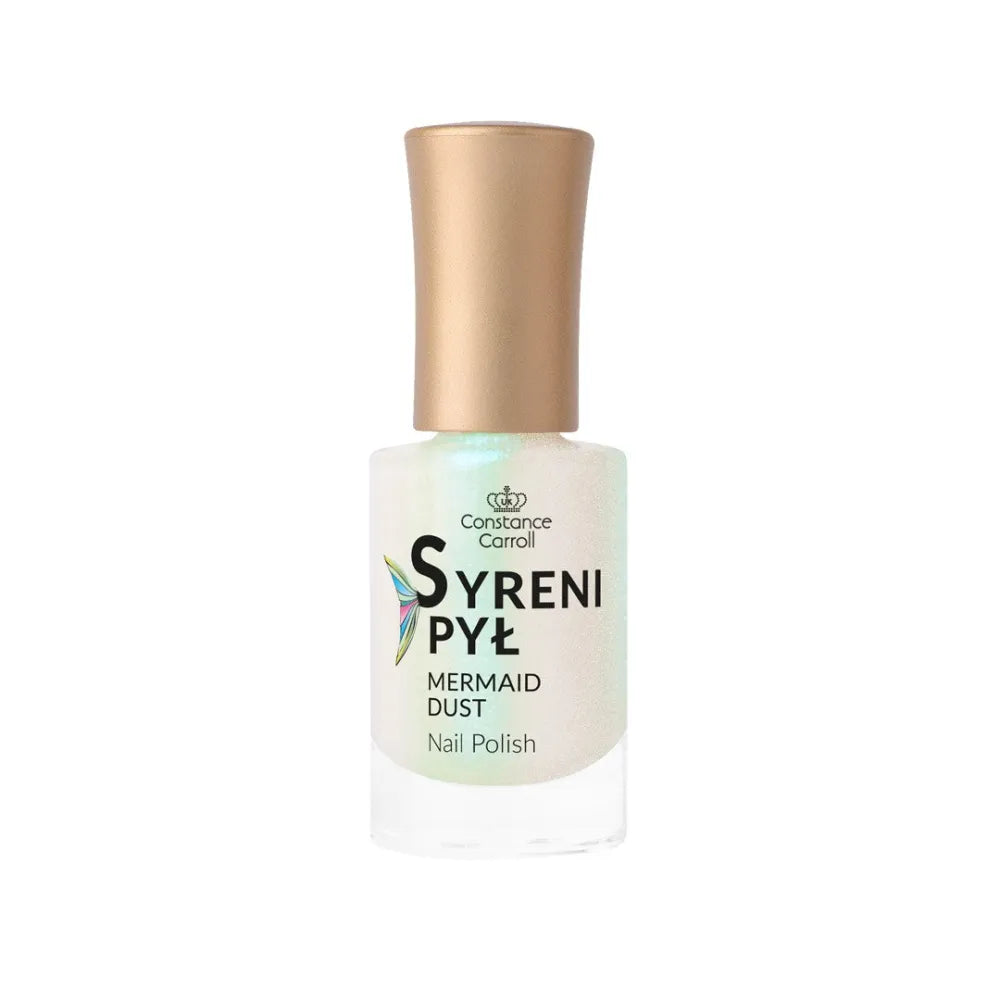 Constance Carroll Nail Polish Mermaid Dust 04 - Blizganti Žalia 10 ml - Kosmetika