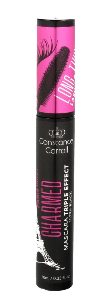 Constance Carroll Triple Effect Charmed Paris Chic! juodas 10ml blakstienų tušas - Kosmetika