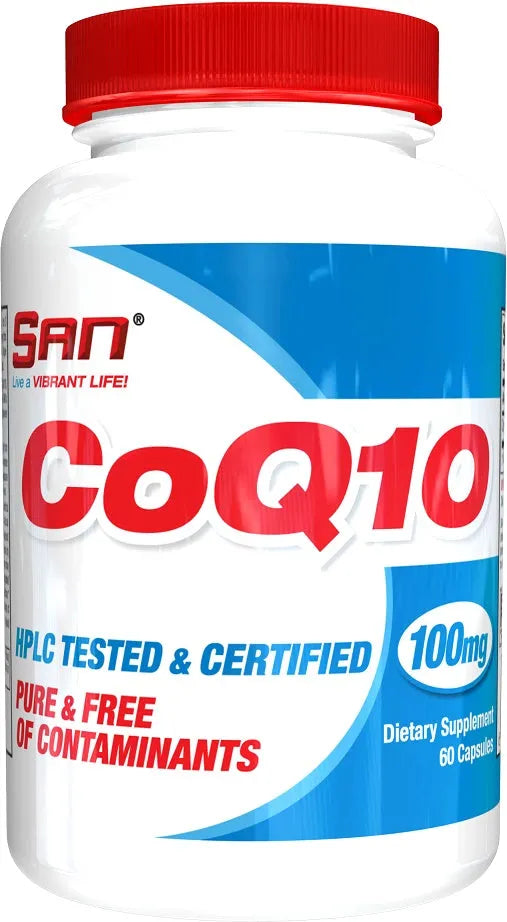 CoQ10 100mg - 60 caps - SAN - Sporto papildai