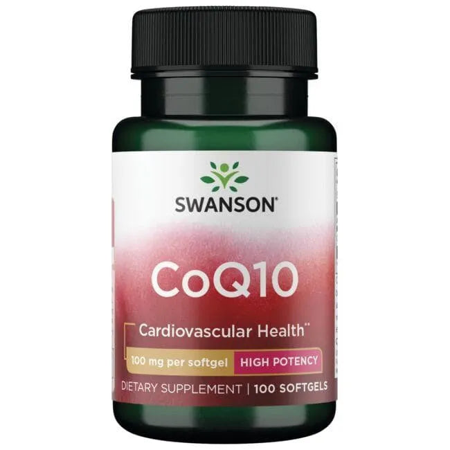CoQ10 - High Potency - Kofermentas - 100 mg - N100 - Swanson - Papildai