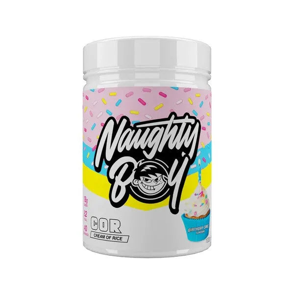 Cream of Rice Birthday Cake - 1000g - Naughty Boy - Sporto papildai
