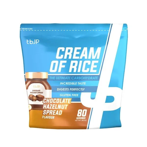 Cream of Rice Chocolate Hazelnut Spread - 2000g - Trained by JP - Sporto papildai