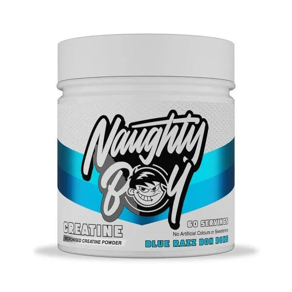 Creatine Blue Razz Bon Bons - 300g - Naughty Boy - Sporto papildai