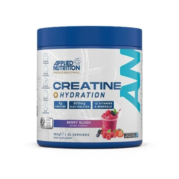 Creatine + Hydration Berry Slush - 360g - Applied Nutrition - Sporto papildai