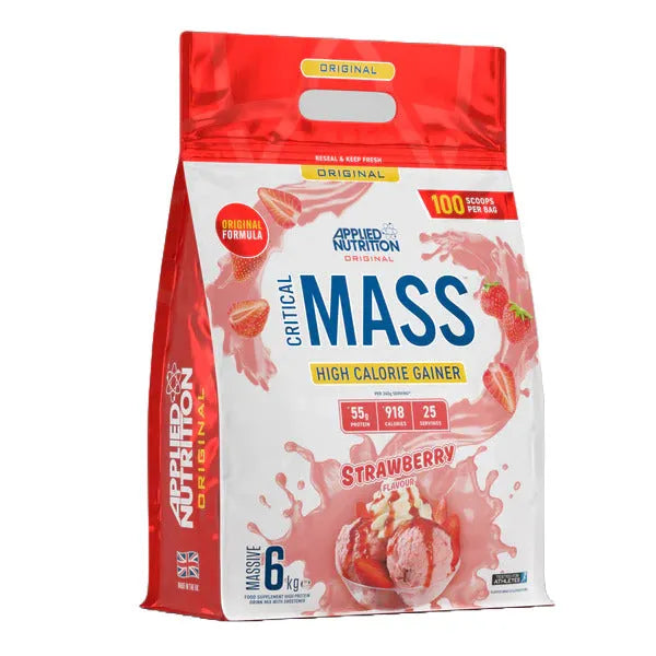 Critical Mass - Original Strawberry - 6000g - Applied Nutrition - Sporto papildai