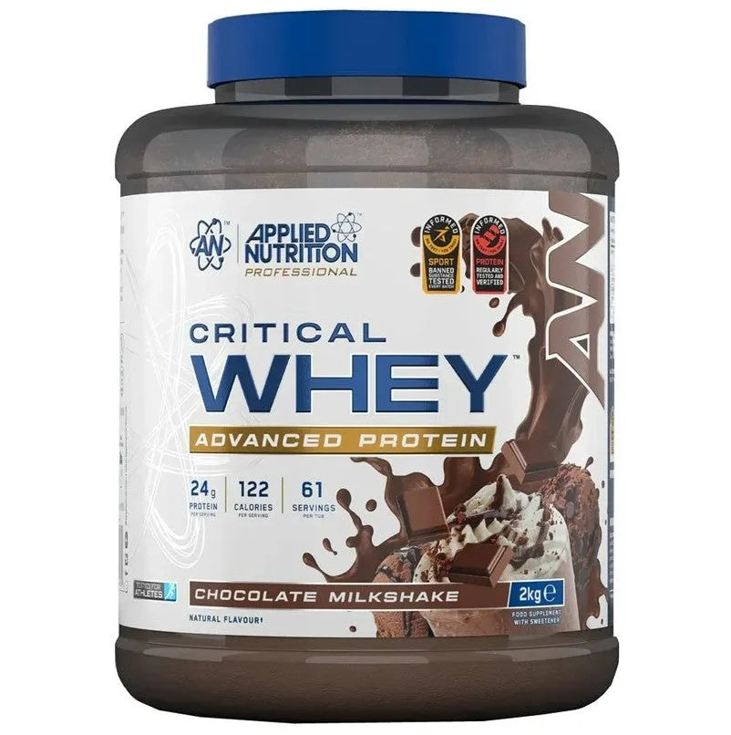 Critical Whey Chocolate Milkshake - 2000g - Applied Nutrition - Sporto papildai
