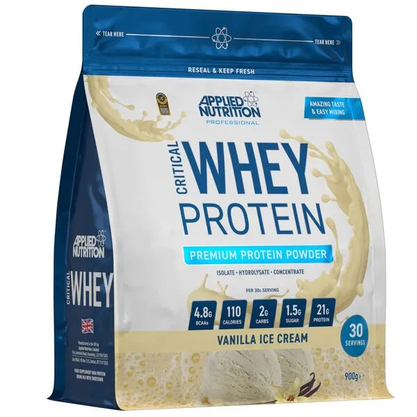 Critical Whey Vanilla Ice Cream - 900g - Applied Nutrition - Sporto papildai