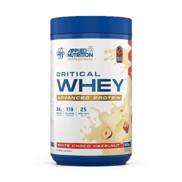 Critical Whey White Choco Hazelnut - 825g - Applied Nutrition - Sporto papildai