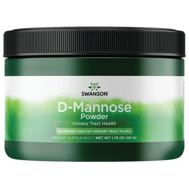 D-Mannose Powder - 50 gr - D-Manozės milteliai Swanson - Papildai