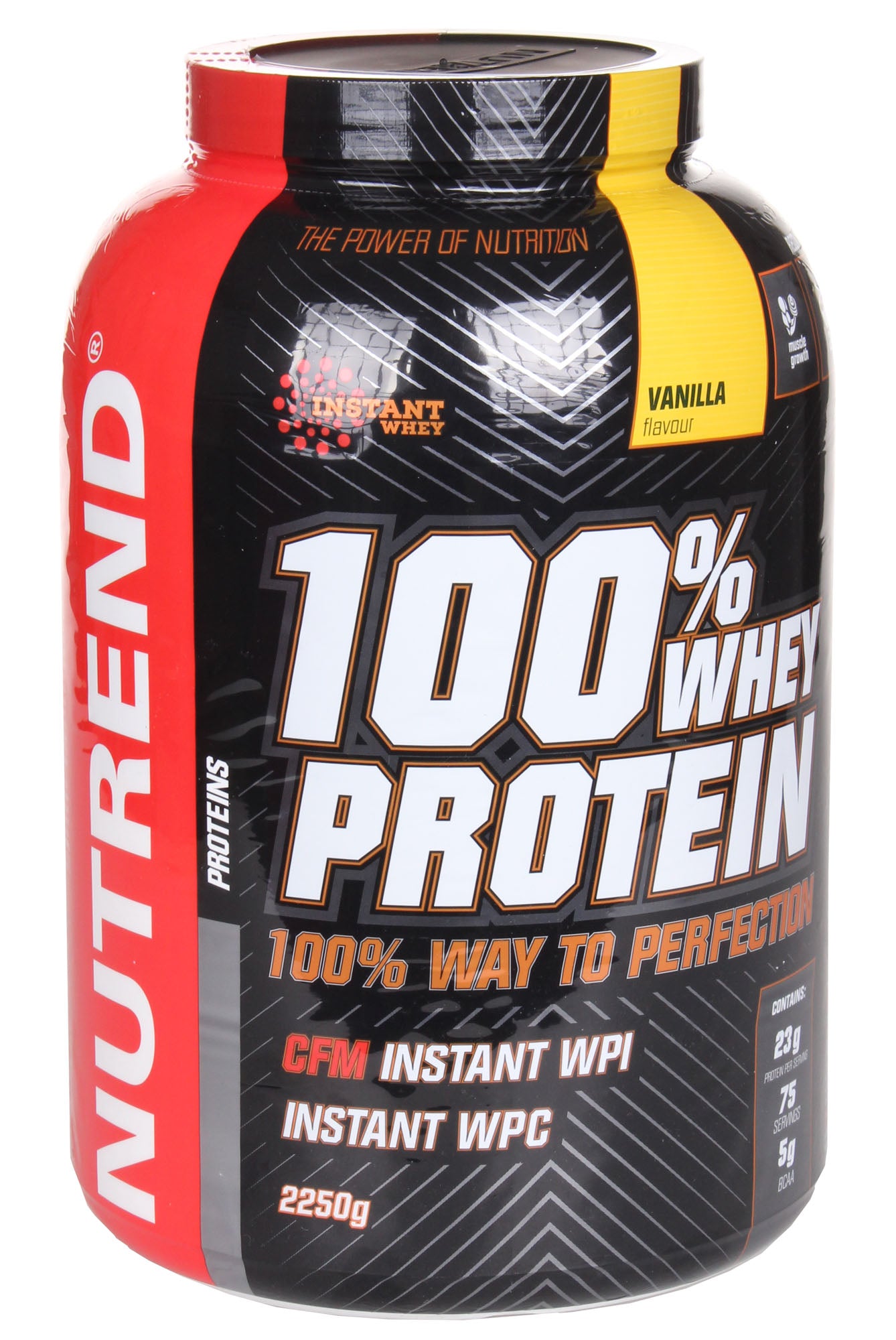 100% Whey Protein, Vanilla - 2250g - Nutrend