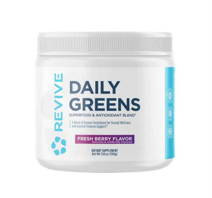 Daily Greens Powder Fresh Berry - 200g - Revive - Sporto papildai