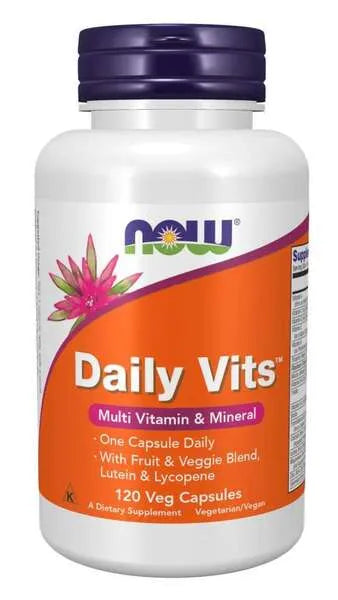Daily Vits - 120 vcaps - NOW Foods - Papildai