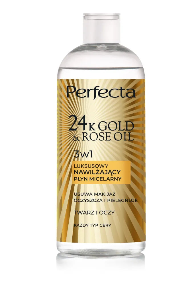 DAX 24K Gold & Rose Oil Micellar Water visiems odos tipams 400ml - Kosmetika