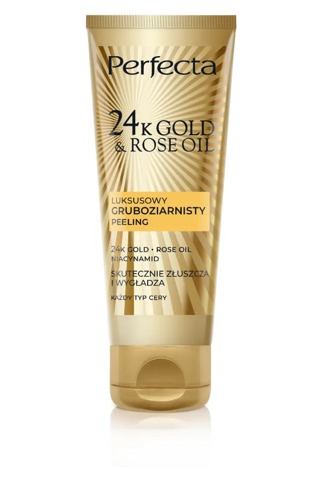 DAX 24K Gold & Rose Oil šiurkštus šveitiklis 75g - Kosmetika