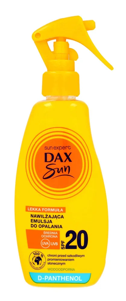 DAX OP SPF20 purškimo įdegio emulsija - Kosmetika