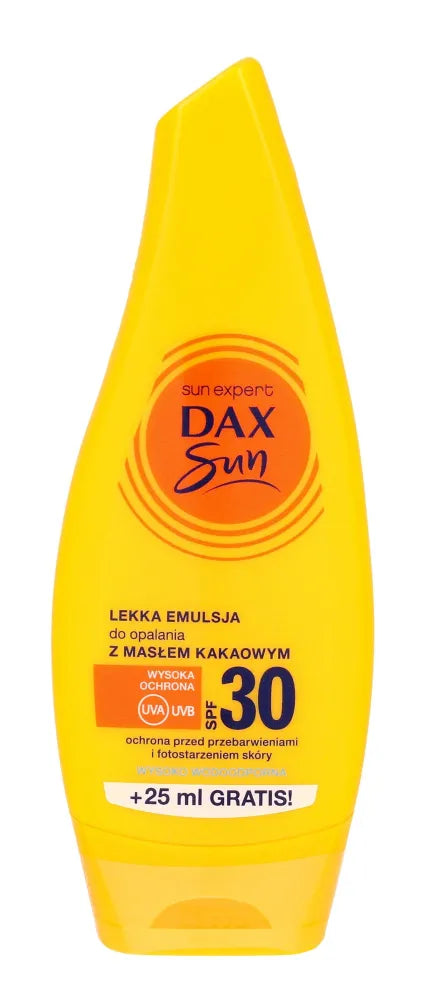 Dax Sun Protective Emulsion for Tanning SPF 30 su Kakavos sviestu 175ml - Kosmetika