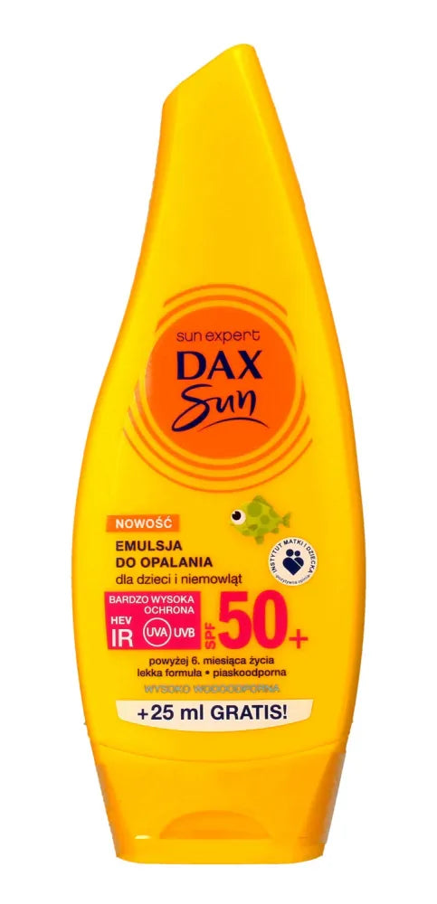 Dax Sun Sunscreen emulsija vaikams ir kūdikiams SPF 50+ 175ml - Kosmetika