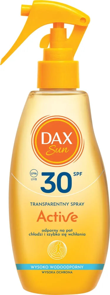 DAX Sun Transparent Active protective spray SPF 30 200 ml - Kosmetika