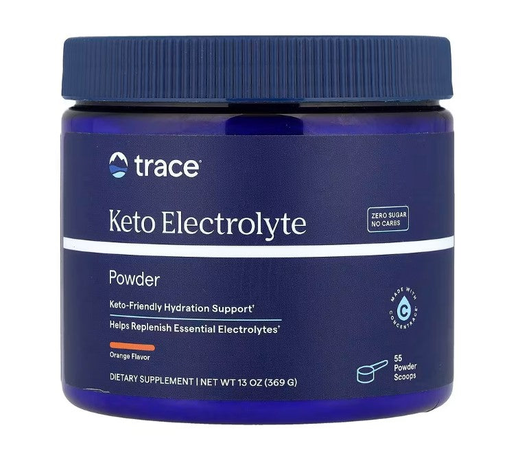 Keto Electrolyte Powder, Orange - 369g - Trace Minerals