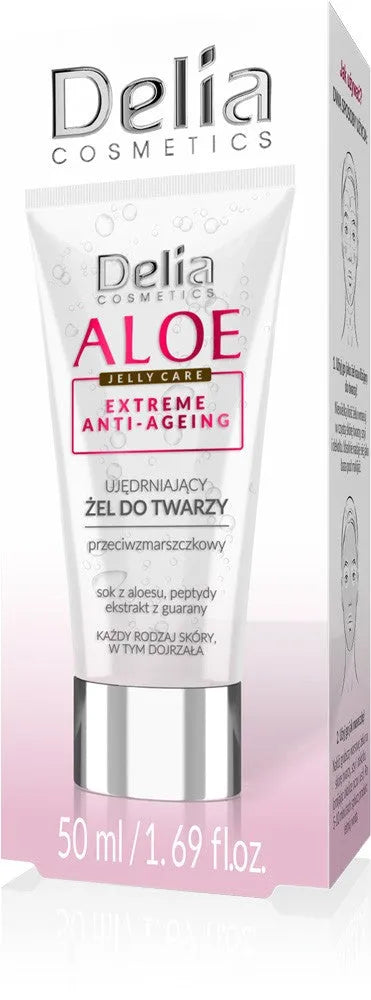 Delia Cosmetics Aloe Jelly Care Stangrinantis Veido Gelis 50ml - Kosmetika
