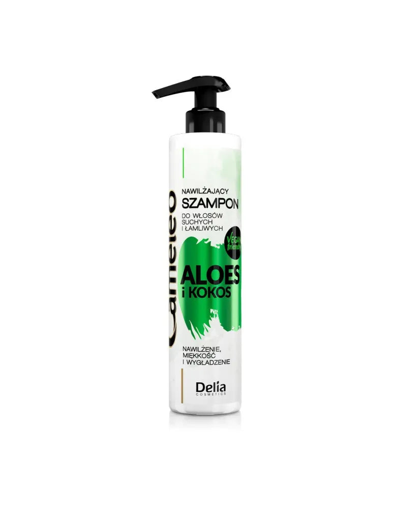 Delia Cosmetics Cameleo Aloe ir Kokosų Drėkinamasis šampūnas plaukams 250 ml - Kosmetika