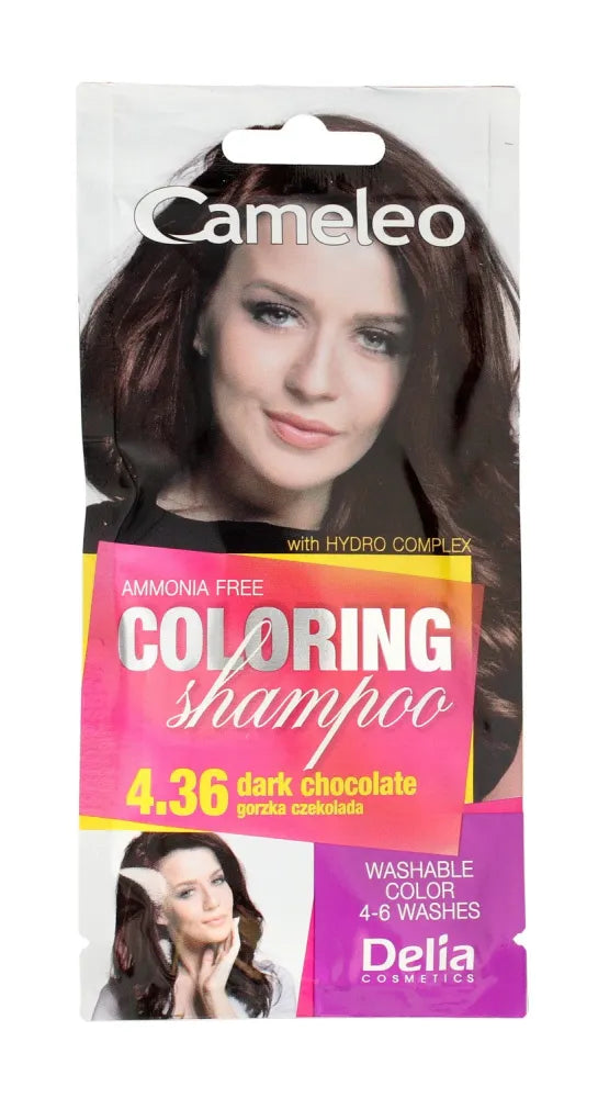 Delia Cosmetics Cameleo Color šampūnas Nr. 4.36 kartus šokoladas 1 vnt - Kosmetika