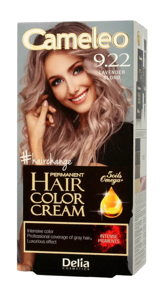 Delia Cosmetics Cameleo HCC Nuolatinė plaukų spalva Omega+ Nr. 9.22 Levandų šviesiaplaukė 1op. - Kosmetika