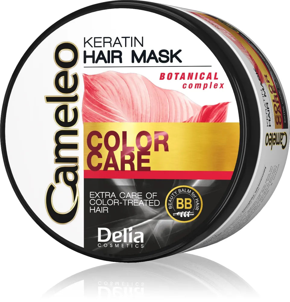 Delia Cosmetics Cameleo Keratino kaukė dažytiems plaukams 200 ml - Kosmetika
