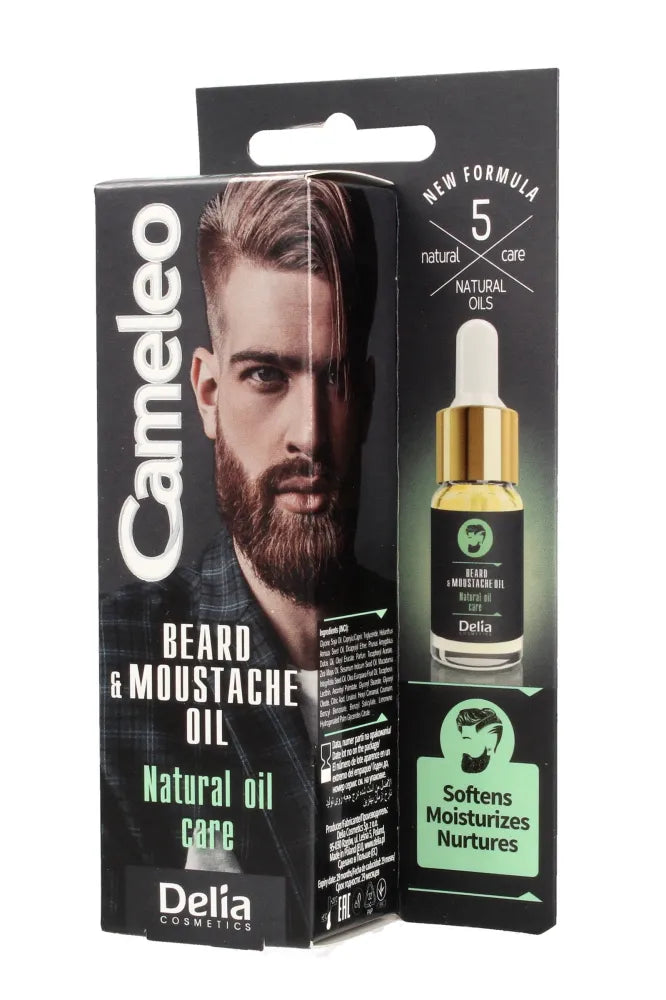 Delia Cosmetics Cameleo Men Barzdos ir ūsų aliejus 10ml - Kosmetika