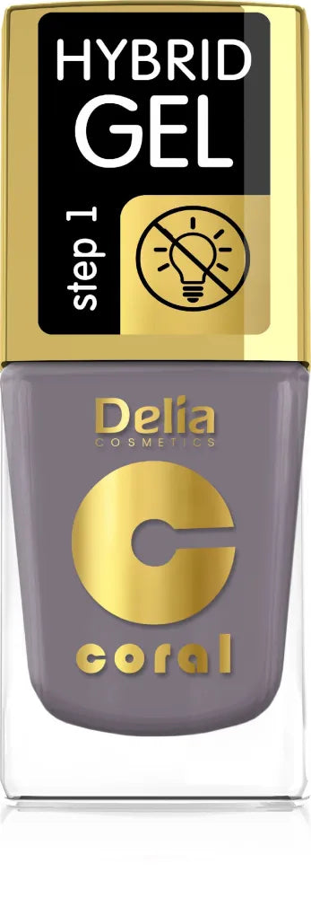 Delia Cosmetics Coral Hybrid Gel Nagų Lakas Nr. 78 11ml - Kosmetika