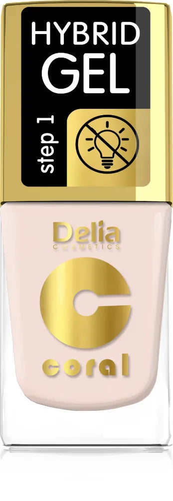 Delia Cosmetics Coral Hybrid Gel Nagų Lakas Nr. 82 11ml - Kosmetika