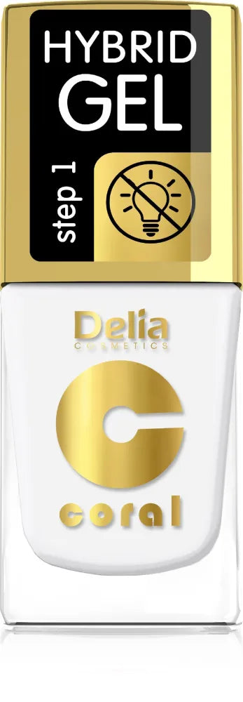 Delia Cosmetics Coral Hybrid Gel Nagų Lakas Nr. 84 11ml - Kosmetika