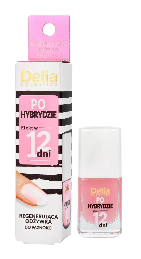 Delia Cosmetics Effect in 12 days Nagų kondicionierius po hibrido - regeneruojantis 11ml - Kosmetika