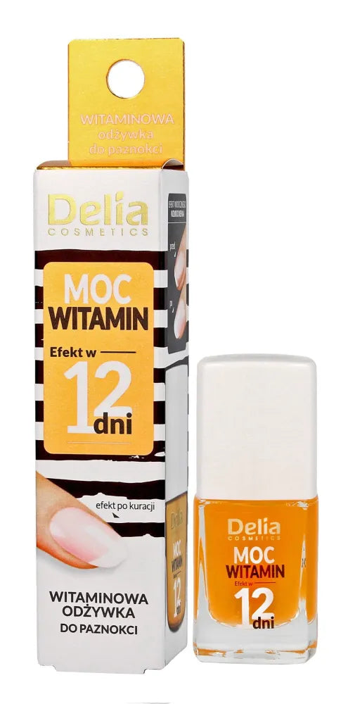 Delia Cosmetics Effect in 12 Days Nagų Kondicionierius Vitaminų Galia - vitaminai 11ml - Kosmetika