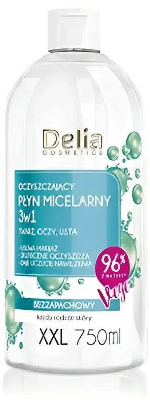 DELIA COSMETICS Valantis micelinis skystis 3in1 XXL 750ml - Kosmetika