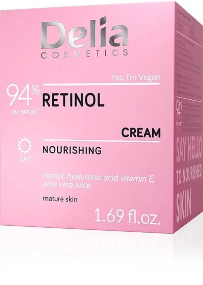 DELIA Retinol Firming and Nourishing Face Cream 50 ml - Kosmetika
