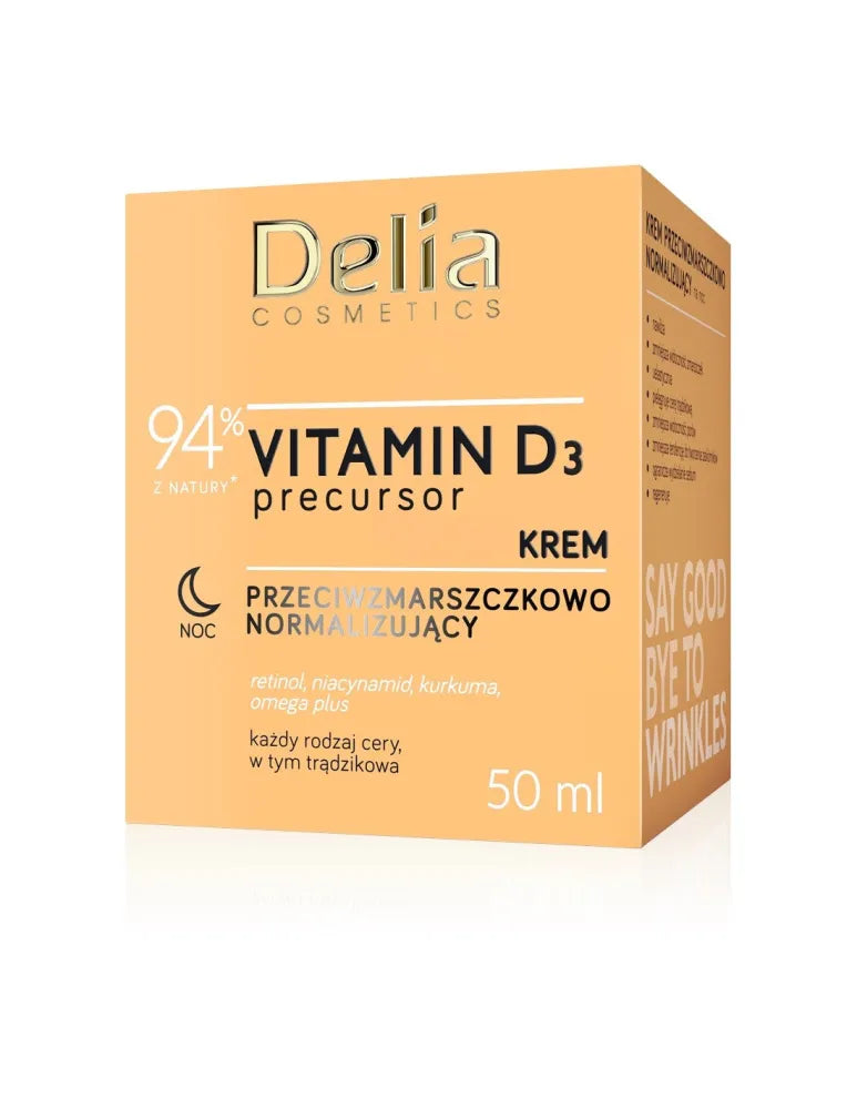 DELIA vitamin d3 naktinis kremas - Kosmetika