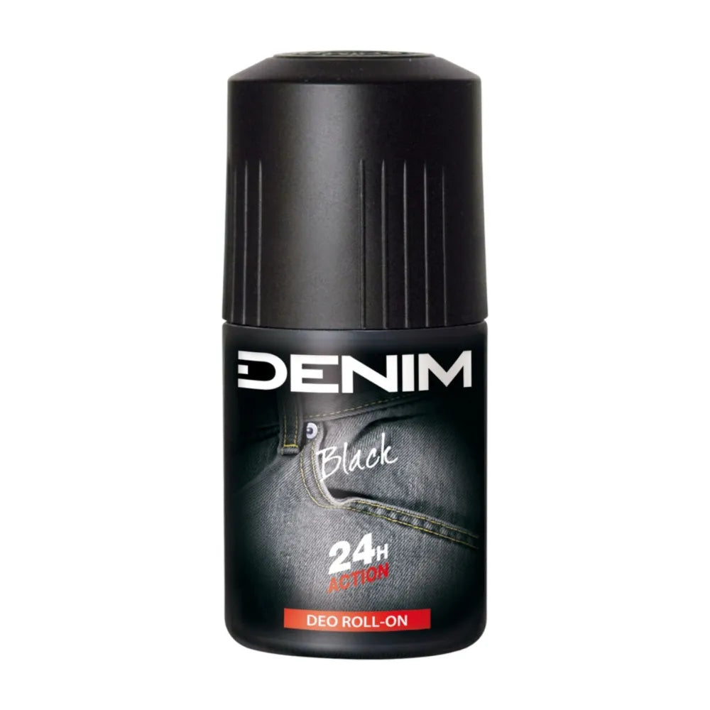 DENIM Roll-on Deodorant Black 50 ml - Kosmetika